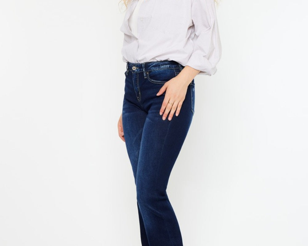 NEWYORKLISTED STYLE COLLECTION: Mid Rise Slim Flare Jeans - NEWYORKLISTED