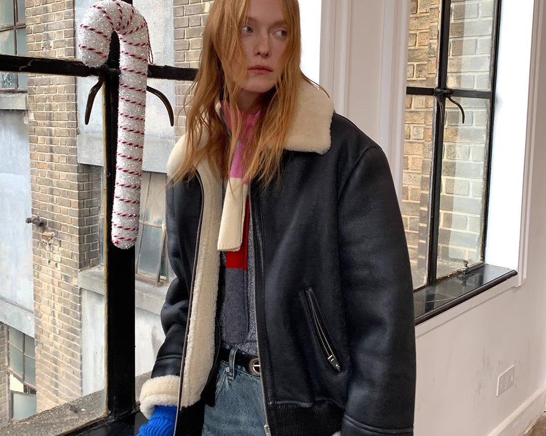 NEWYORKLISTED STYLE COLLECTION: Merino Sheepskin Jacket - NEWYORKLISTED