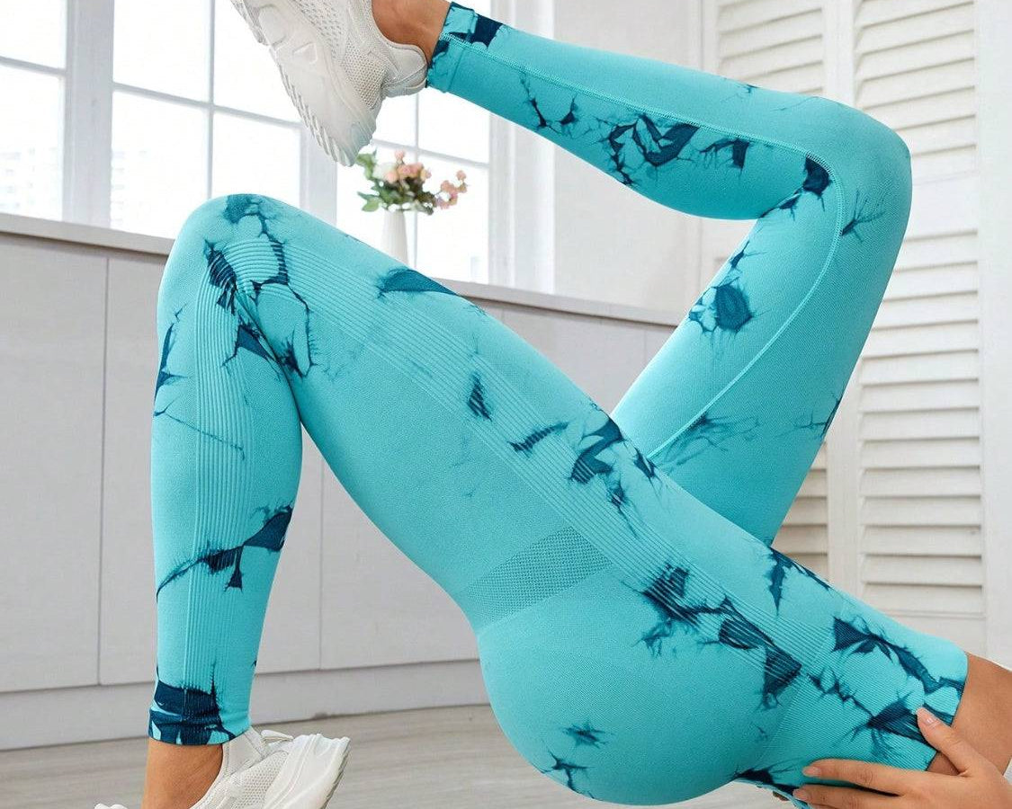 NEWYORKLISTED STYLE COLLECTION: Printed High Waist Active Leggings - NEWYORKLISTED