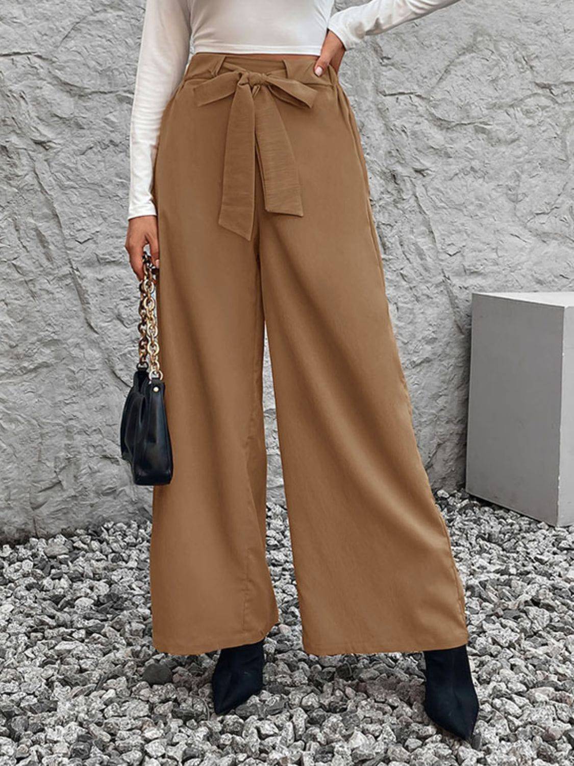 NEWYORKLISTED Style Collection: High Waist Wide Leg Pants - NEWYORKLISTED