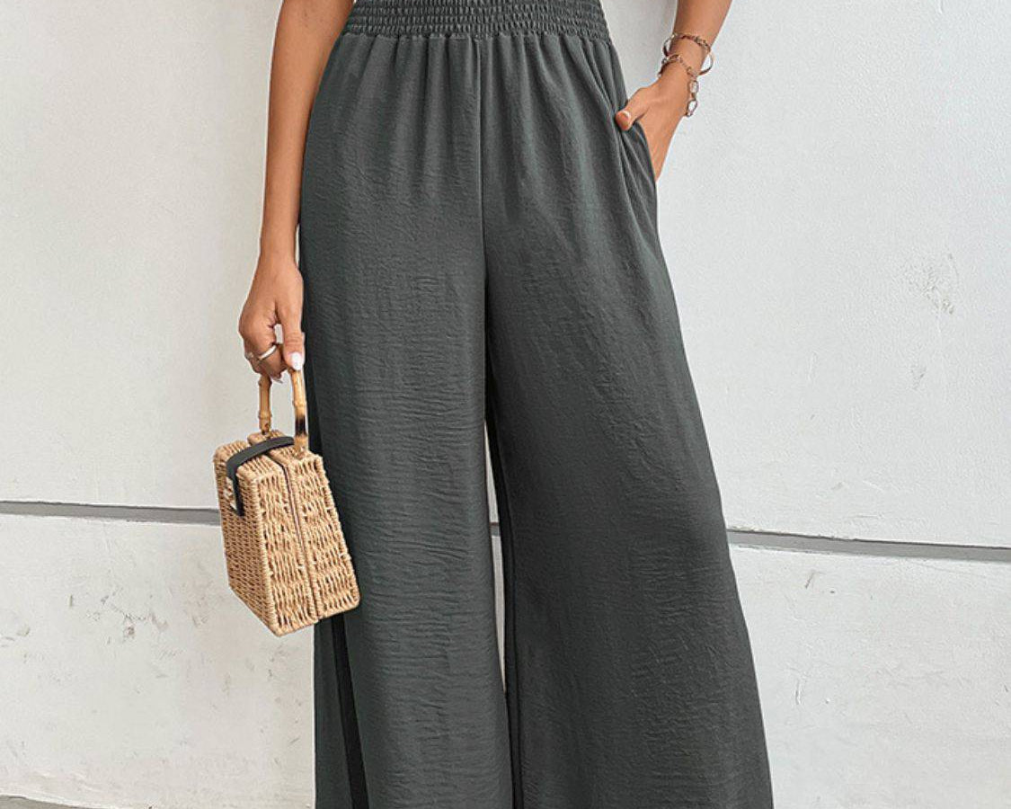 NYLD Wide Waistband Relax Fit Long Pants - NEWYORKLISTED