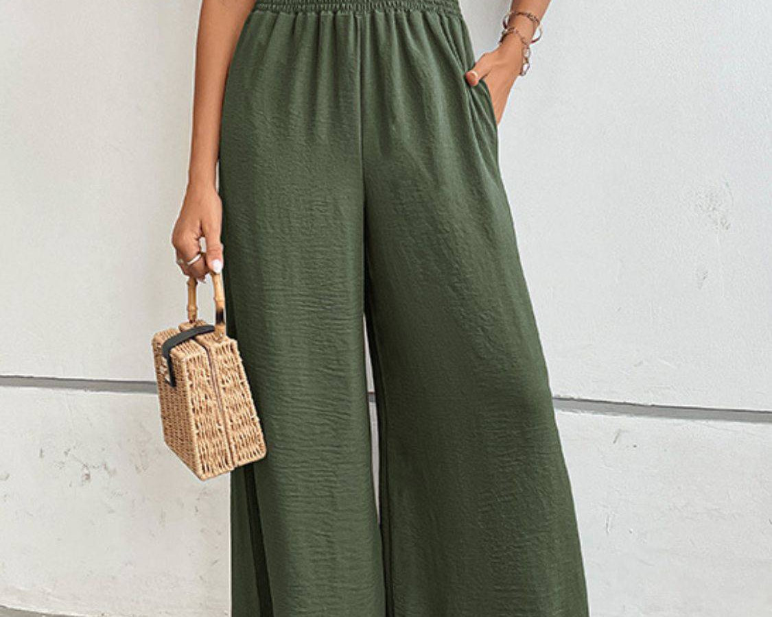 NYLD Wide Waistband Relax Fit Long Pants - NEWYORKLISTED