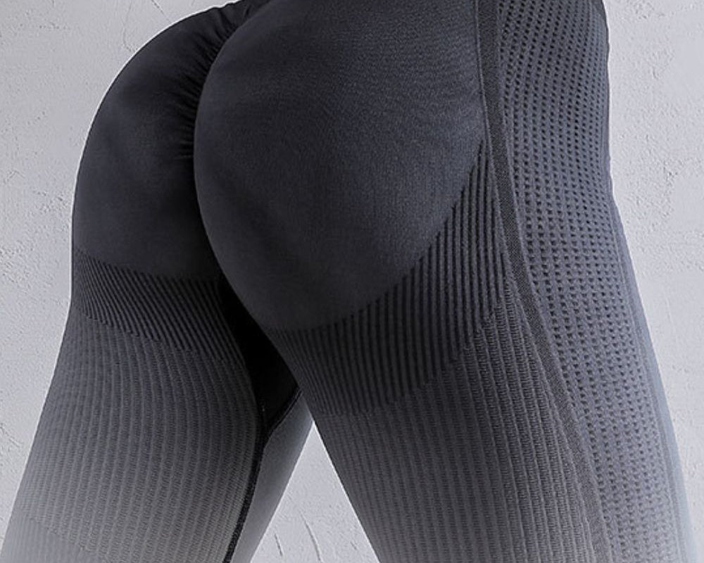 Gradient High Waist Sports Leggings - NEWYORKLISTED