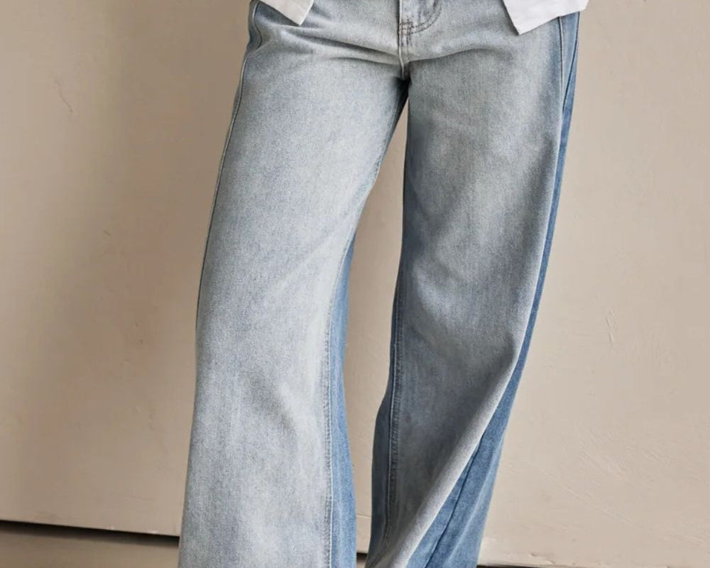 NEWYORKLISTED STYLE COLLECTION: Straight Leg Jeans with Pockets - NEWYORKLISTED