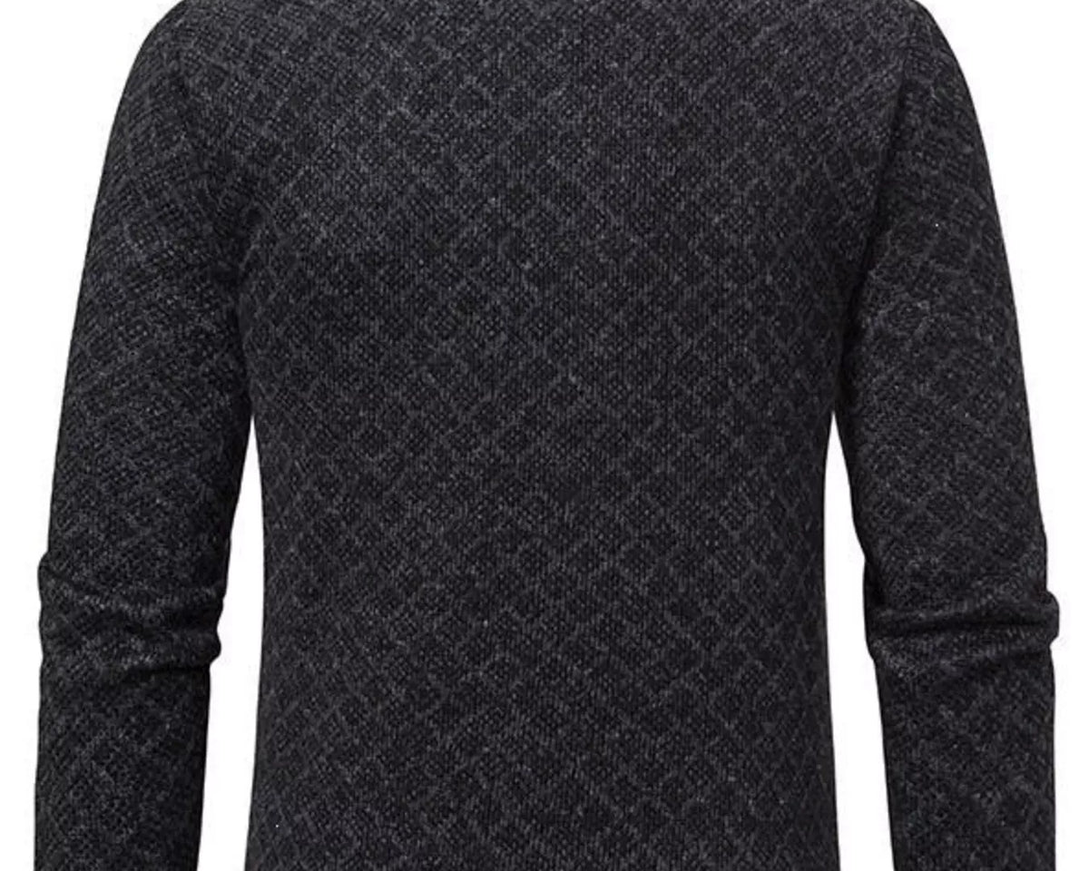 NEWYORKLISTED ATLAS MEN'S COLLECTION – Men's geometric full-zip cardigan, product image 12