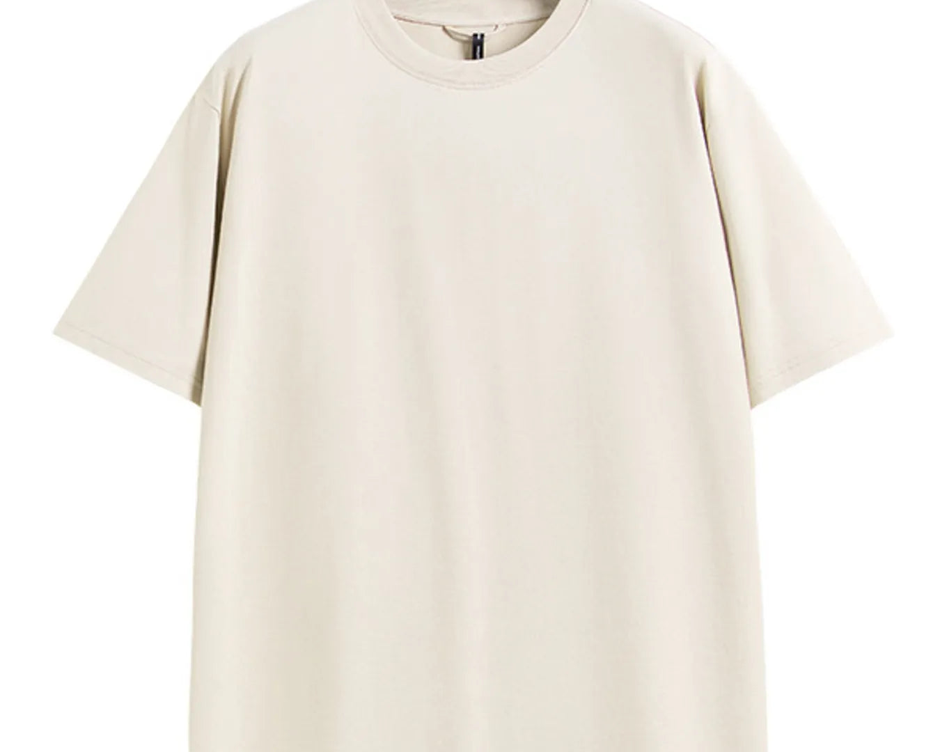NEWYORKLISTED ATLAS MEN's COLLECTION: Beige t-shirt on a white background