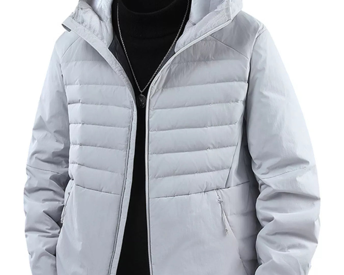 NEWYORKLISTED ATLAS MEN'S COLLECTION – Men's lightweight hooded puffer jacket, product image 4