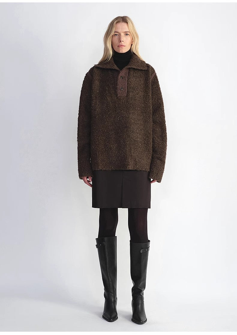 NEWYORKLISTED STYLE COLLECTION: Alpaca Wool Blended Sweater - NEWYORKLISTED