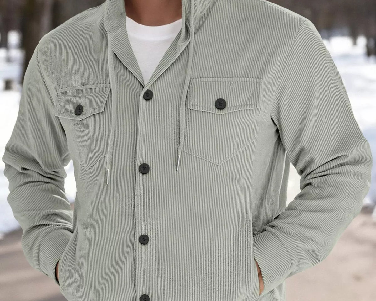 NEWYORKLISTED ATLAS MEN'S COLLECTION – Men's corduroy button-down jacket, product image 7