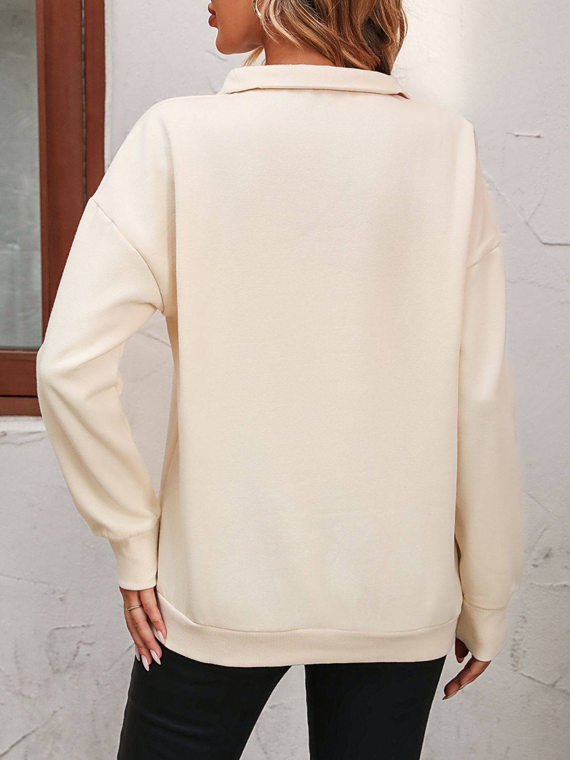 NEWYORKLISTED STYLE COLLECTION: Dropped Shoulder Sweatshirt - NEWYORKLISTED