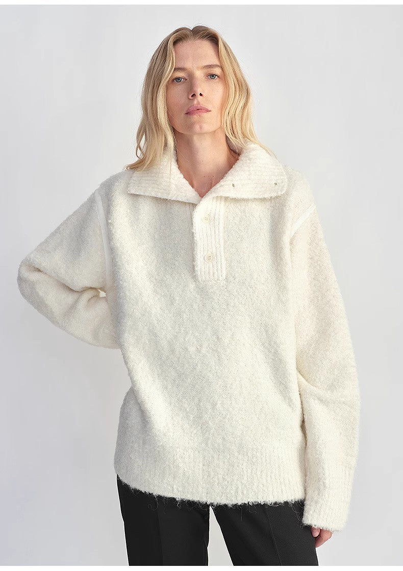 NEWYORKLISTED STYLE COLLECTION: Alpaca Wool Blended Sweater - NEWYORKLISTED