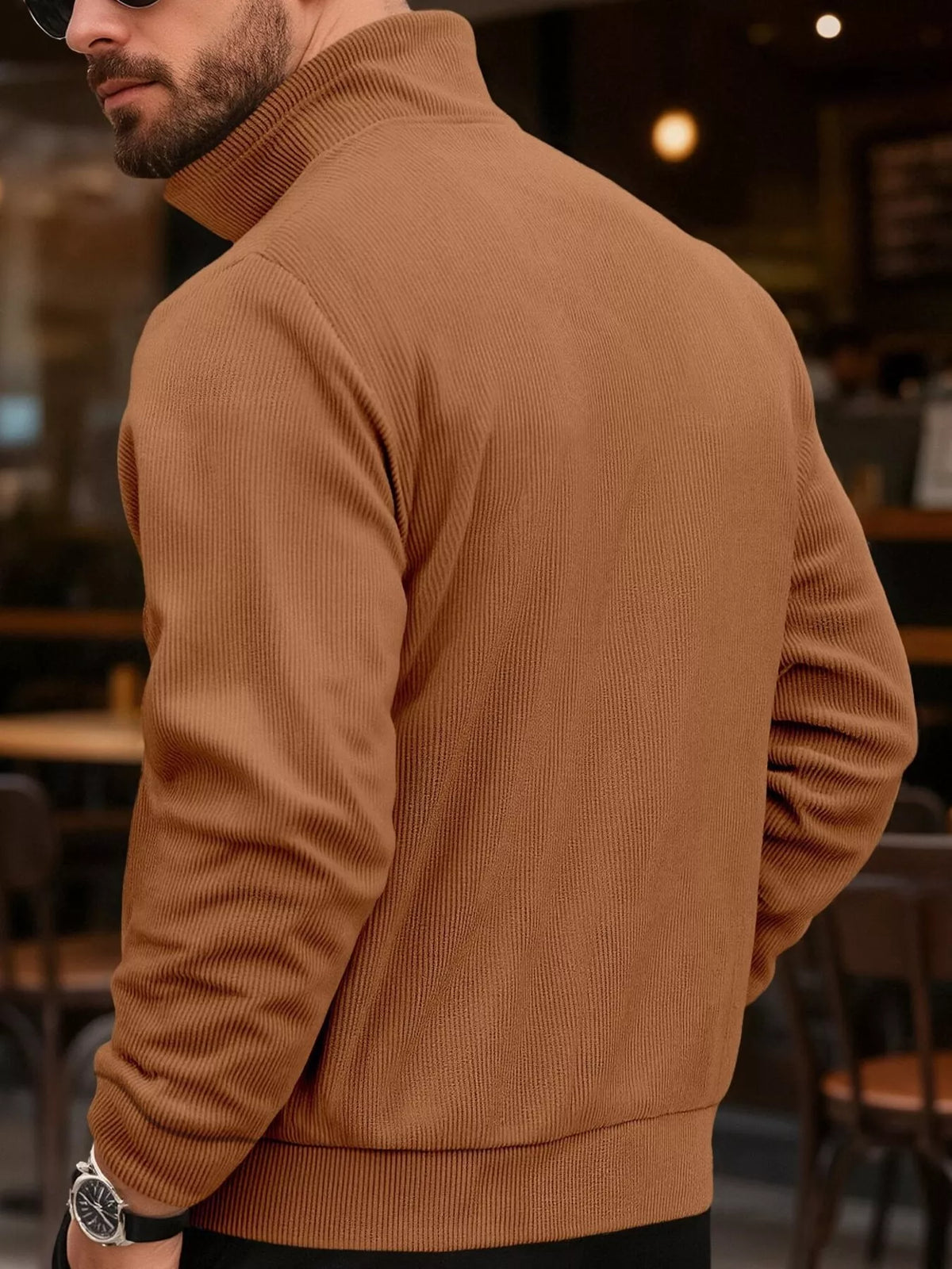 NEWYORKLISTED ATLAS MEN'S COLLECTION – Men's corduroy button-down jacket, product image 6