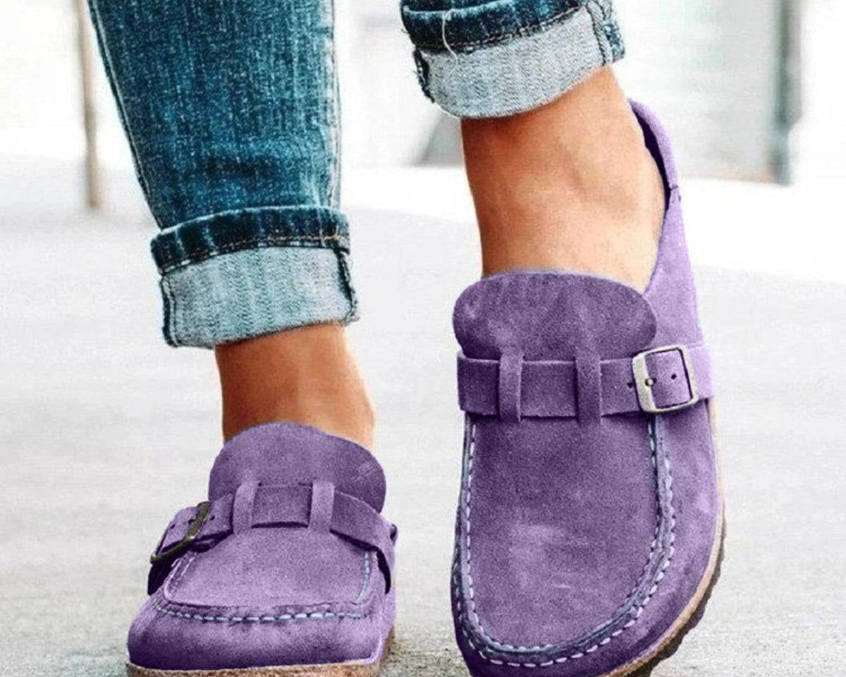 NEWYORKLISTED STYLE COLLECTION: Low Heel Buckle Loafers - NEWYORKLISTED