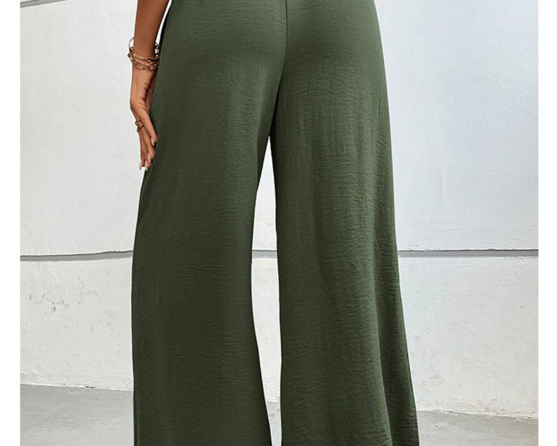 NYLD Wide Waistband Relax Fit Long Pants - NEWYORKLISTED