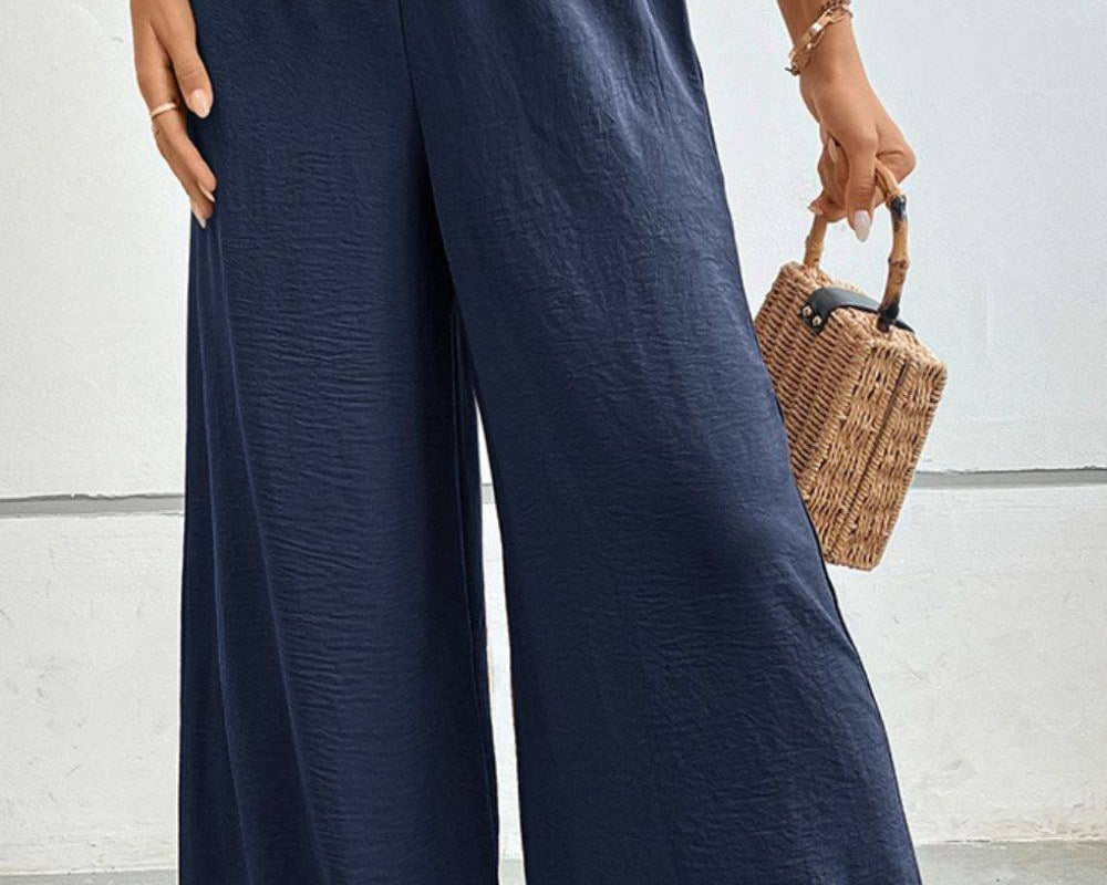 NYLD Wide Waistband Relax Fit Long Pants - NEWYORKLISTED