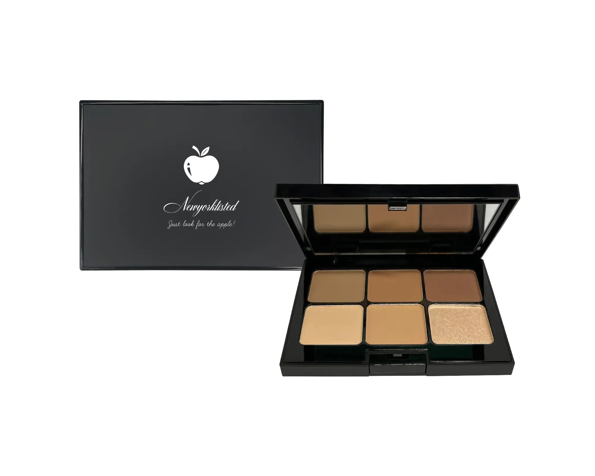 NEWYORKLISTED COSMETIC COLLECTION: Eyeshadow Palette – La Crème 6-Shade Creamy Pigment Palette