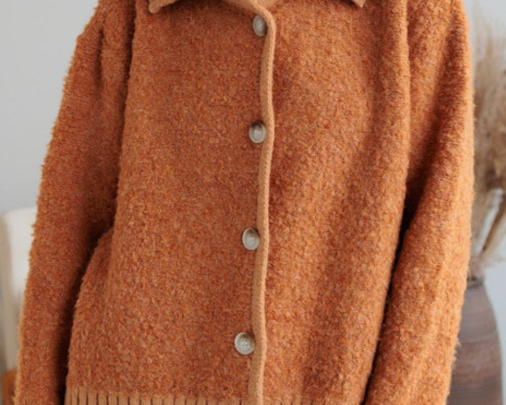 NEWYORKLISTED STYLE COLLECTION: Button Down Long Sleeve Cardigan - NEWYORKLISTED