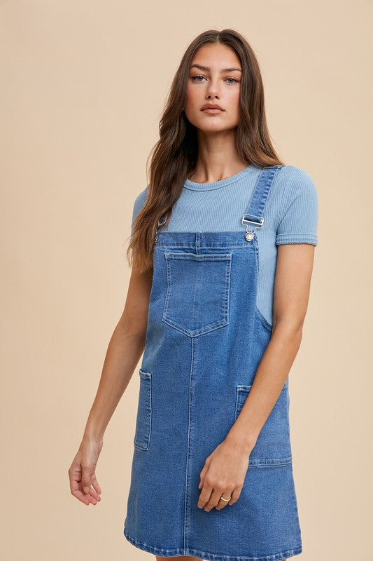 NEWYORKLISTED STYLE COLLECTION: Denim Overall Dress