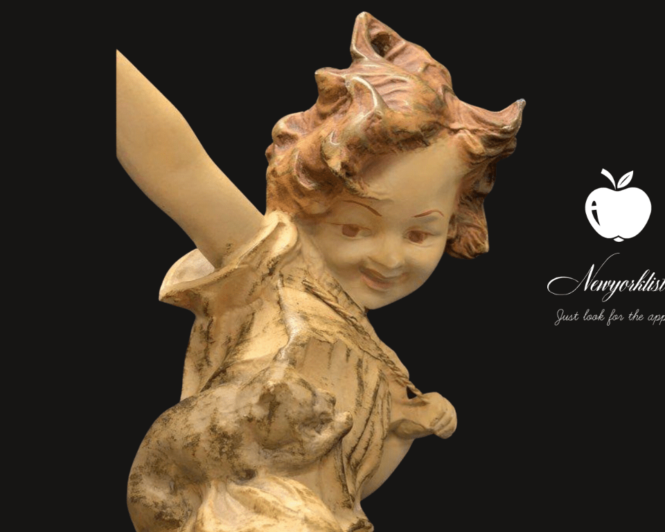 NEWYORKLISTED UNIQUE FINDS COLLECTION: Vintage Juan Clara Figurine: Girl on Chair with Cats – Rare and Original Artwork - NEWYORKLISTED