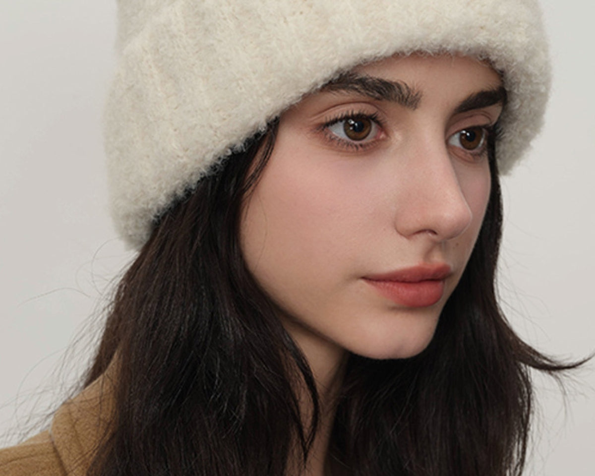 Solid Color Thermal Knit Hat - NEWYORKLISTED