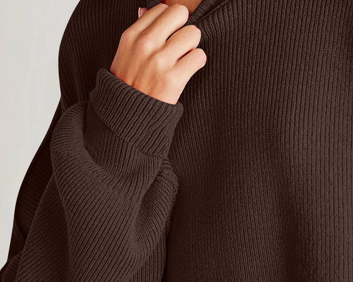 NEWYORKLISTED STYLE COLLECTION: Round Neck Long Sleeve Sweater - NEWYORKLISTED