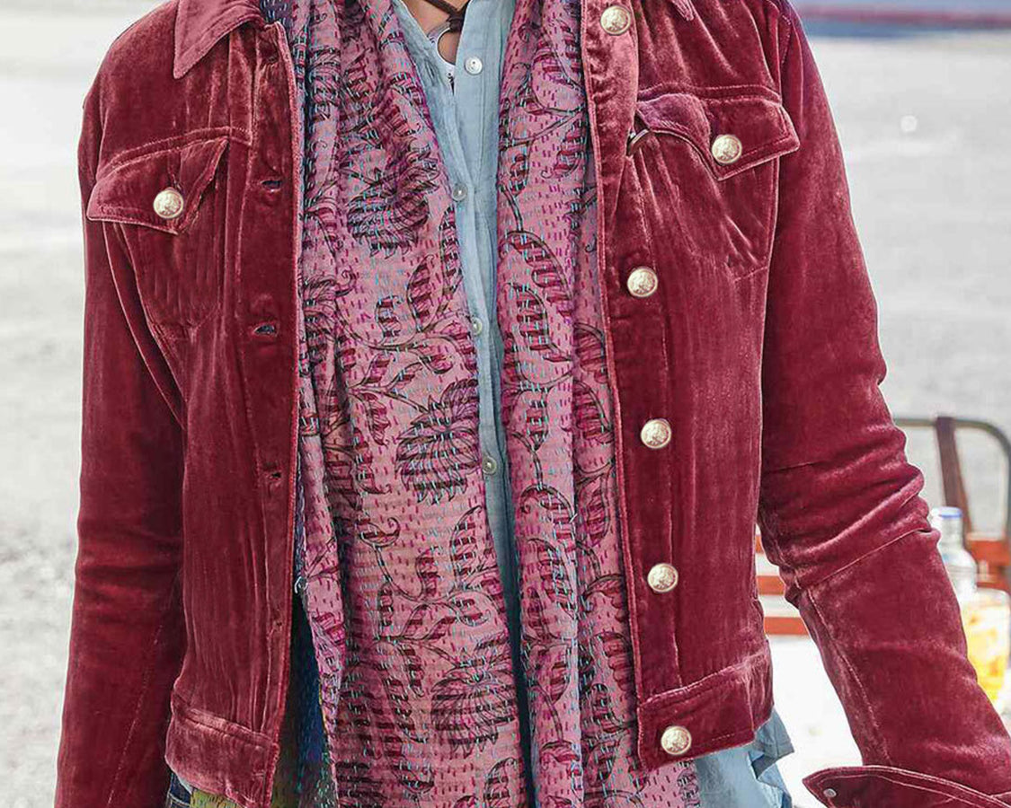 Long Sleeve Jacket with Chest Pockets: NEWYORKLISTED STYLE COLLECTION - NEWYORKLISTED