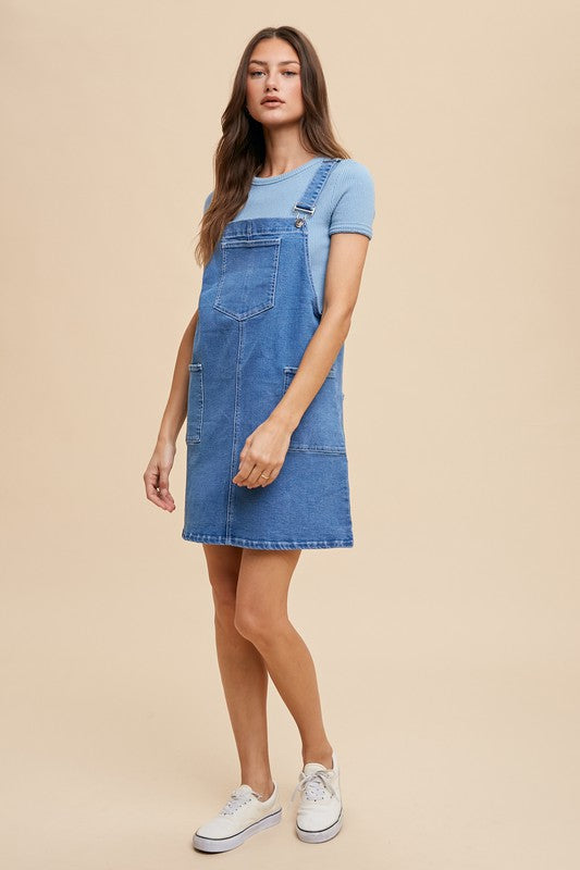 NEWYORKLISTED STYLE COLLECTION: Denim Overall Dress - NEWYORKLISTED