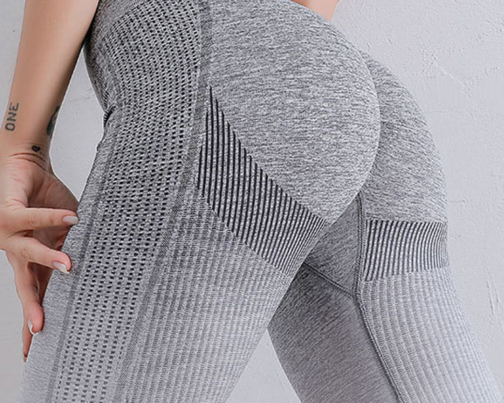 Gradient High Waist Sports Leggings - NEWYORKLISTED