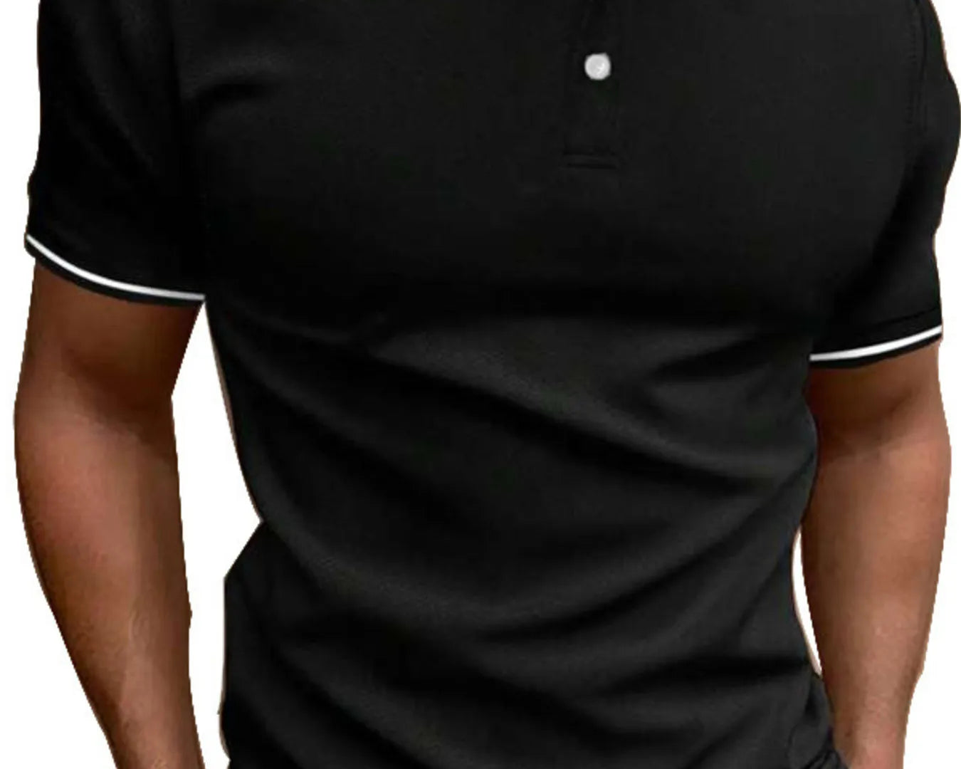 NEWYORKLISTED ATLAS MEN'S COLLECTION: Men's Button Detail Short Sleeve Polo 
