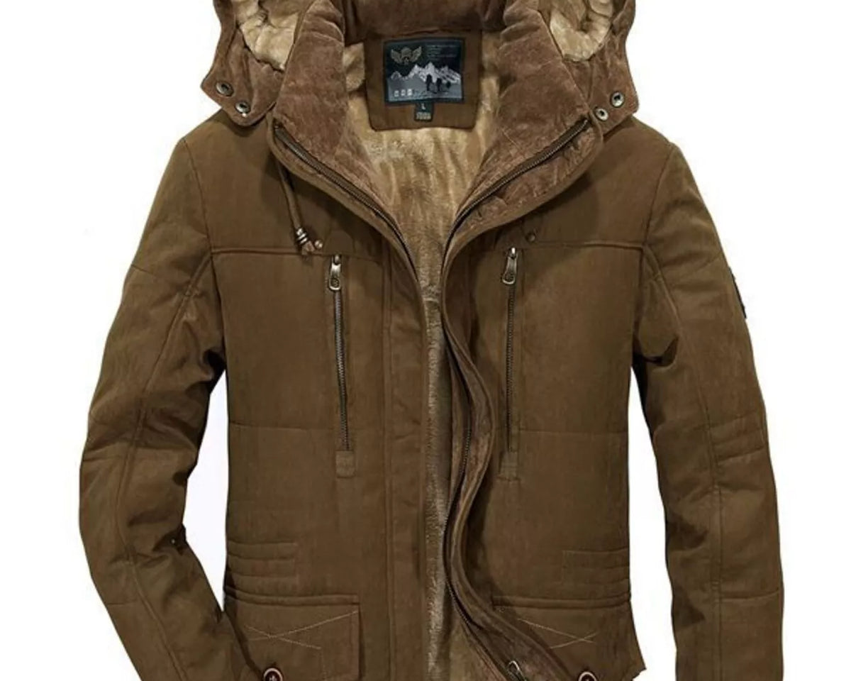 NEWYORKLISTED ATLAS MEN'S COLLECTION – Men's winter hooded parka coat, product image 1