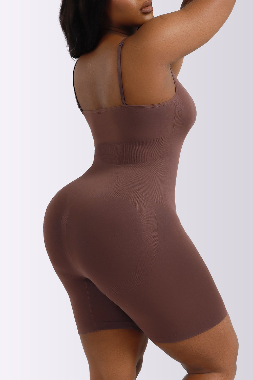 NEWYORKLISTED Intimate Apparel Collection: Brown shapewear garment on a white background