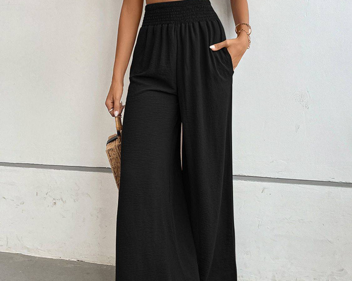 NYLD Wide Waistband Relax Fit Long Pants - NEWYORKLISTED