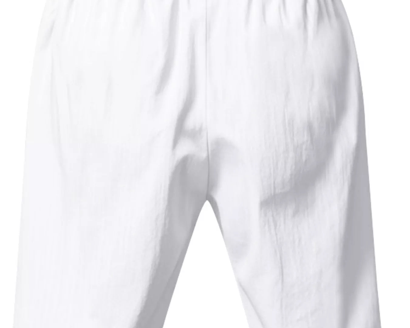 NEWYORKLISTED ATLAS MEN'S COLLECTION: White shorts on a white background