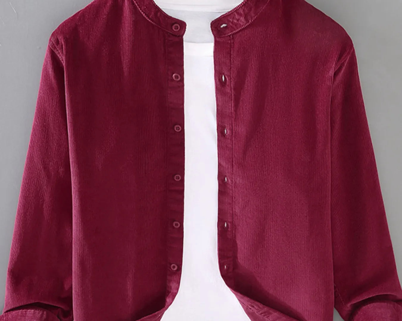 NEWYORKLISTED ATLAS MEN'S COLLECTION: Men's Button Up Long Sleeve Shirt in Red