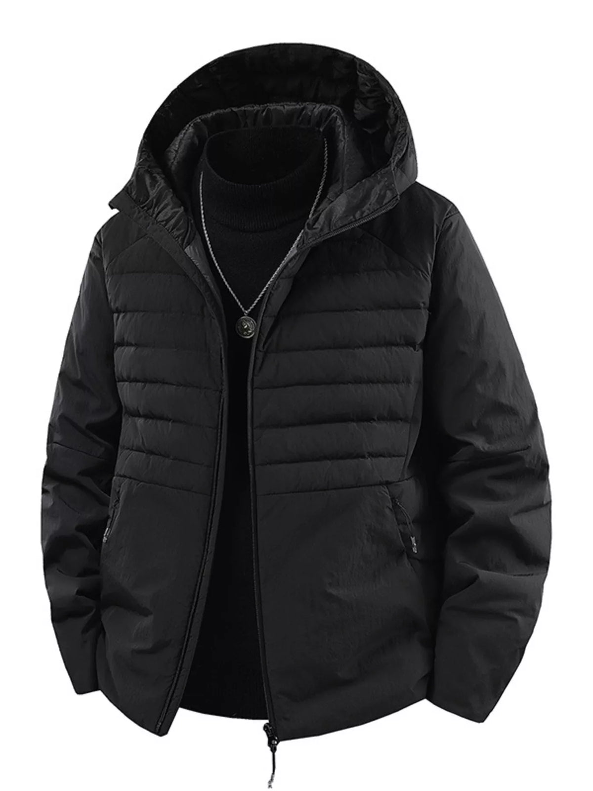 NEWYORKLISTED ATLAS MEN'S COLLECTION – Men's lightweight hooded puffer jacket, product image 1