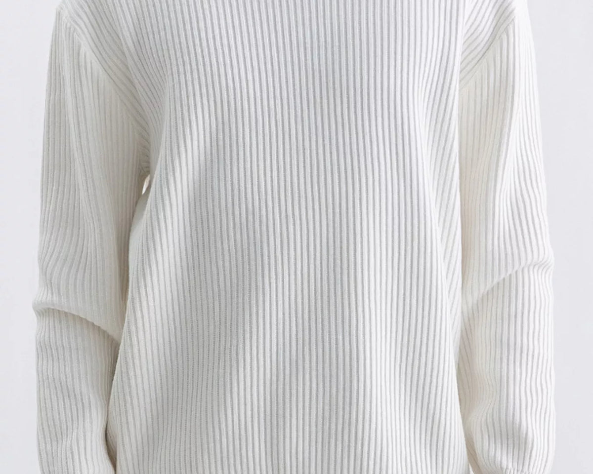 NEWYORKLISTED ATLAS MEN'S COLLECTION – Men's ribbed knit crew-neck sweater, product image 2