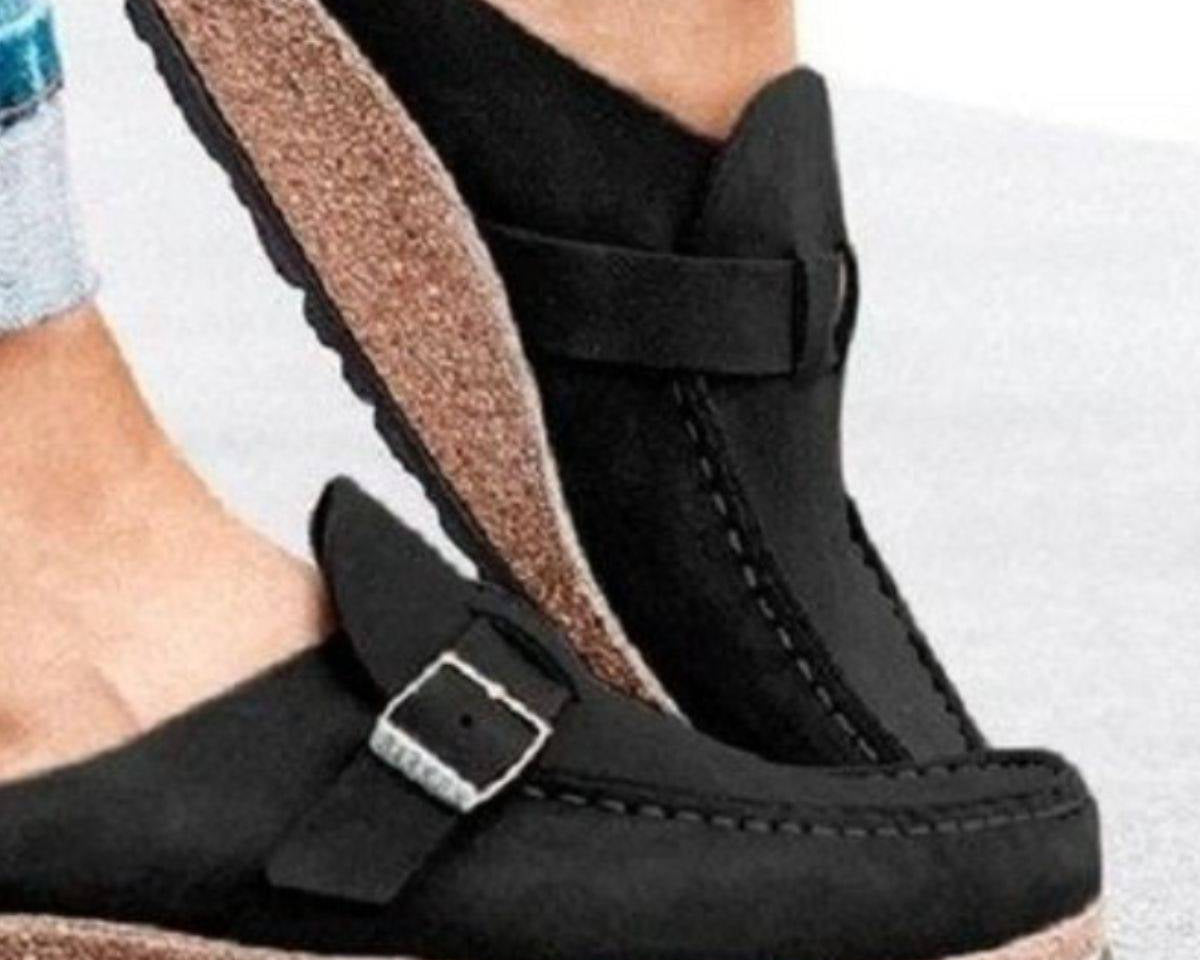 NEWYORKLISTED STYLE COLLECTION: Low Heel Buckle Loafers - NEWYORKLISTED