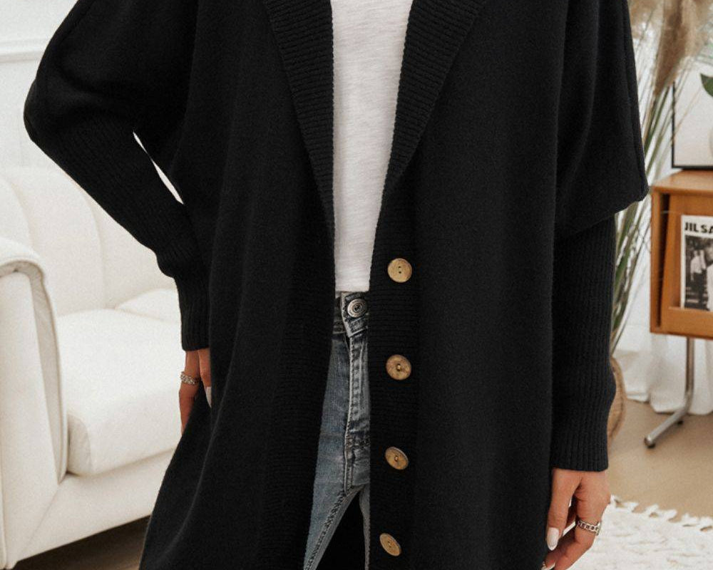 NEWYORKLISTED STYLE COLLECTION: Long Sleeve Hooded Cardigan - NEWYORKLISTED