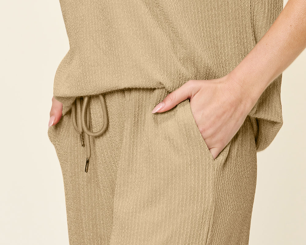 NYLD Short Sleeve T-Shirt and Wide Leg Pants - NEWYORKLISTED