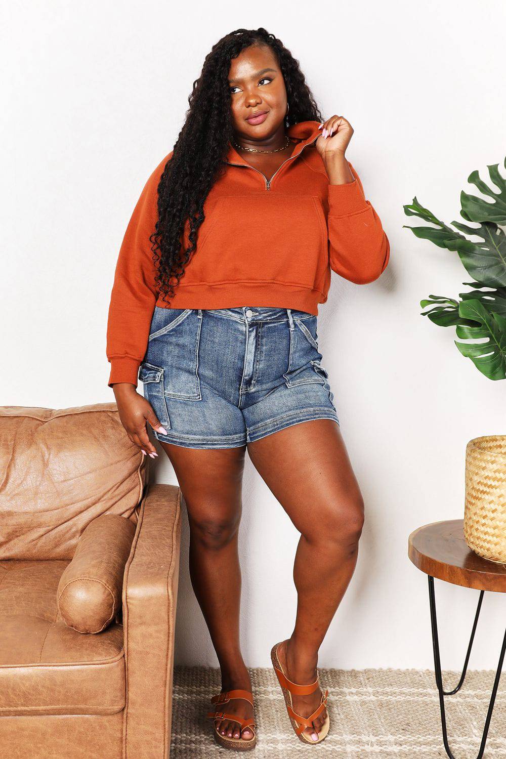 NEWYORKLISTED Style Collection: Half-Zip Long Sleeve Hoodie - NEWYORKLISTED