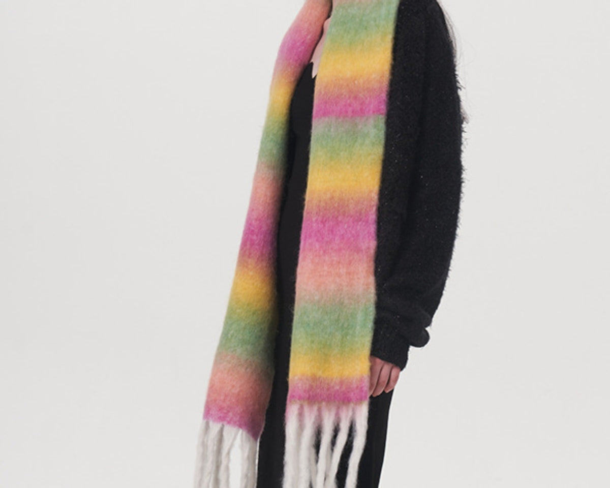 NEWYORKLISTED STYLE COLLECTION: Thermal Fringe Scarf - NEWYORKLISTED
