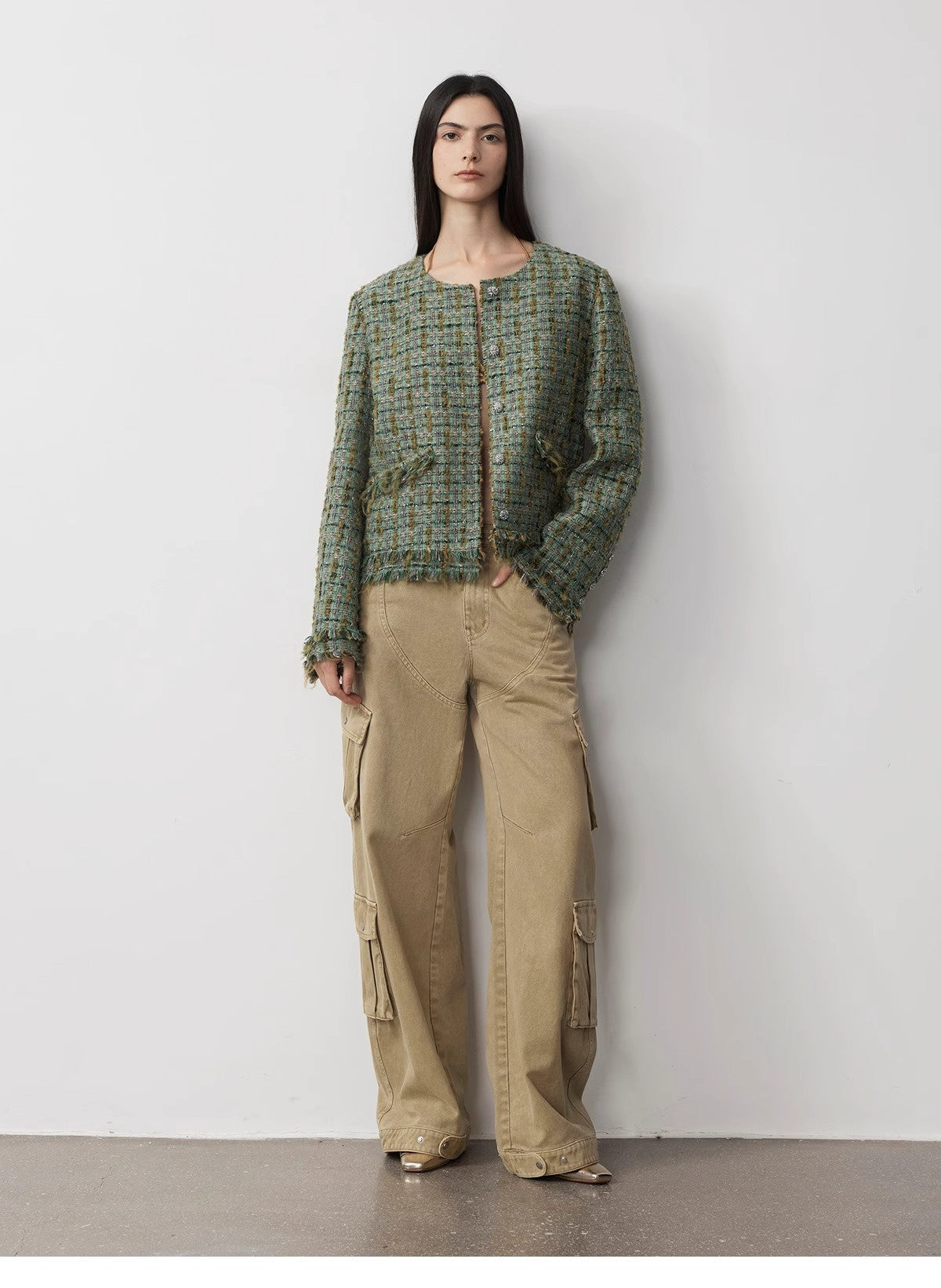 "Nostalgic Wasteland" Heavy Washed Personalized Distressed American Streetwear Large Pocket Cocoon Jeans - NEWYORKLISTED