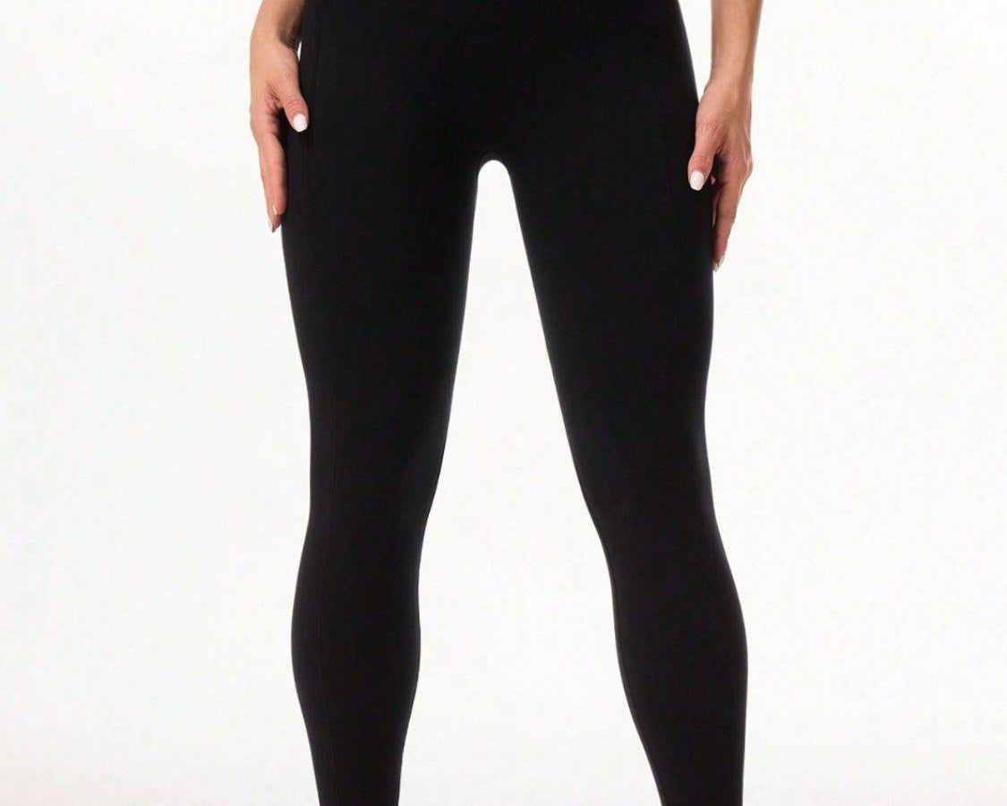 Pocketed High Waist Active Leggings - NEWYORKLISTED