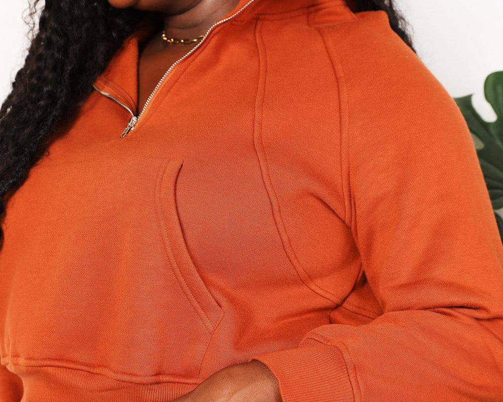 NEWYORKLISTED Style Collection: Half-Zip Long Sleeve Hoodie - NEWYORKLISTED