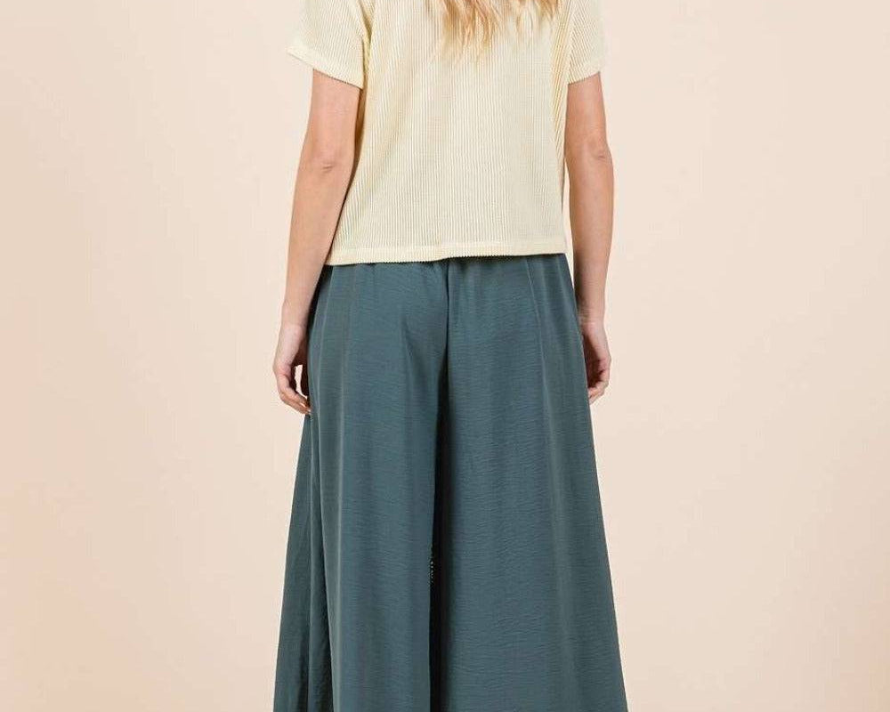 NEWYORKLISTED STYLE COLLECTION: Pleated Wide Leg Pants - NEWYORKLISTED