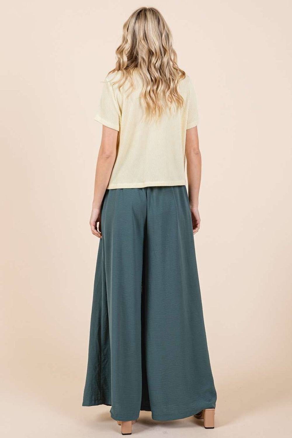 NEWYORKLISTED STYLE COLLECTION: Pleated Wide Leg Pants - NEWYORKLISTED