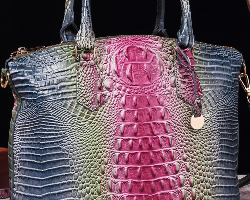 NEWYORKLISTED STYLE COLLECTION: Rainbow Gradient Vegan Leather Handbag - NEWYORKLISTED