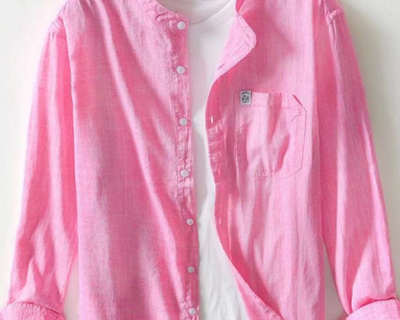 NEWYORKLISTED ATLAS MEN's COLLECTION: Men's Plus Size Button Up Long Sleeve Shirt