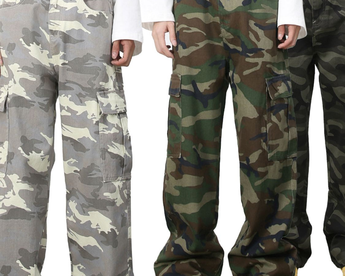 NEWYORKLISTED ATLAS MEN’S COLLECTION: Men’s Camouflage Jeans with Pockets