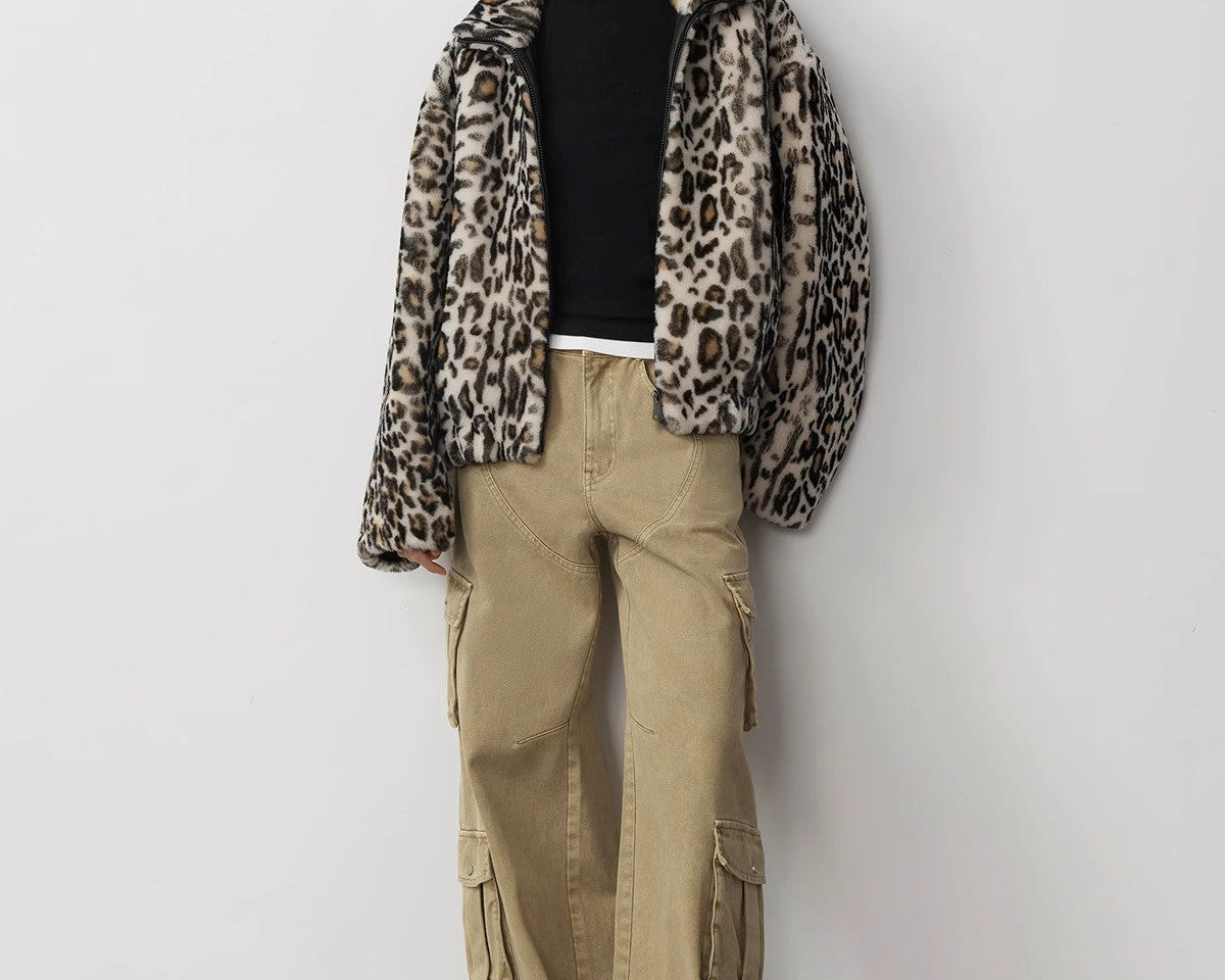 "Nostalgic Wasteland" Heavy Washed Personalized Distressed American Streetwear Large Pocket Cocoon Jeans - NEWYORKLISTED